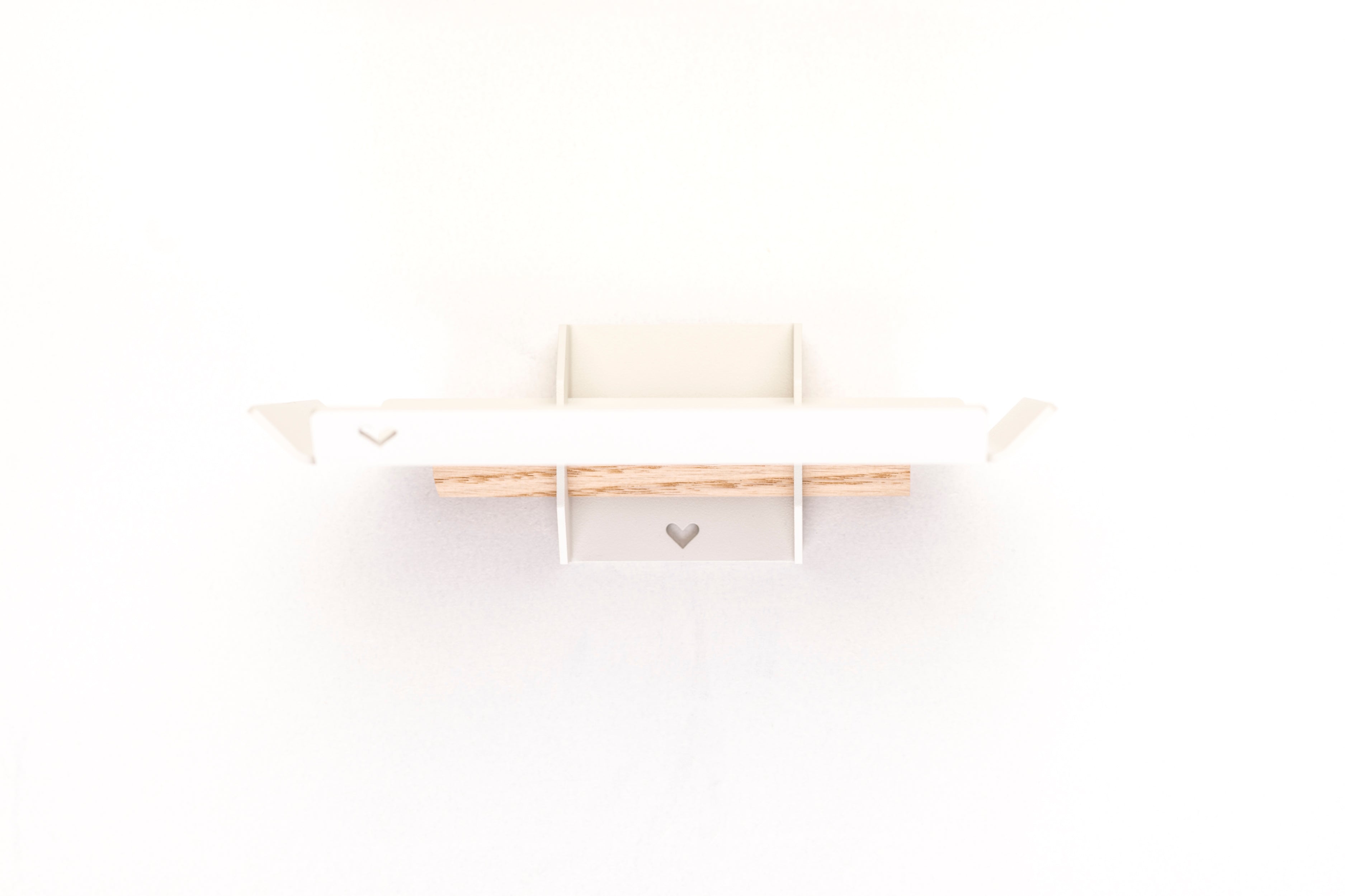 Studio Mippe tray small met wandbeugel in grijs